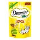 Dreamies Mix Cat Treat Biscuits with Turkey and Salmon Flavour 60g
