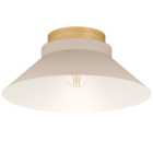 EGLO Moharras Sand and Wood Ceiling Light