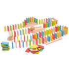 Bigjigs Toys Wooden Domino Run Multicolour