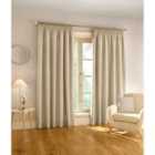 Enhanced Living Blackout Linen Look Curtains Pair 66X72 Inch