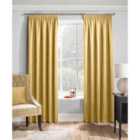 Enhanced Living Matrix Ochre 66 X 90 Inch (168X229Cm) Tape Top Thermal Noise Reducing Dim Out Curtains