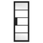 Jb Kind Doors Metro Black Clear Glass P/F Glazed 35 X 1981 X 610