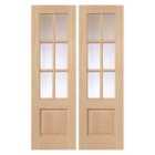 Jb Kind Doors Dove Pairs U/F Glazed 35 X 1981 X 1372