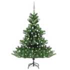 Berkfield Nordmann Fir Artificial Christmas Tree LED&Ball Set Green 180cm