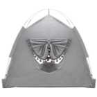 Living and Home Medium Grey Portable Pet Tent Cave Bed