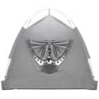 Living and Home Small Grey Portable Pet Tent Cave Bed