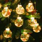 Living and Home LED Christmas Tree Hanging Baubles