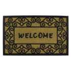 JVL Welcome Woven Tuffscrape Doormat 45 x 75cm