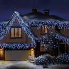 Premier 360 LED White Snowing Icicle Lights