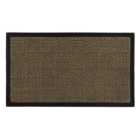 JVL Brown Firth Rubber Doormat 40 x 70cm