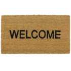 JVL Latex Coir Welcome Doormat 33.5 x 60cm