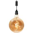Luxform Sphere Glass Pendulum Hanging Bulb Light
