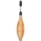 Luxform Ellipse Glass Pendulum Hanging Bulb Light
