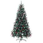 Living and Home Green Artificial Christmas Tree 6ft
