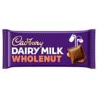 Cadbury Dairy Milk Whole Nut Chocolate Bar 180g