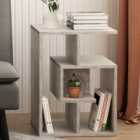 Portland Cement 3 Tier Side Table with Open Storage