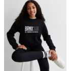 Girls Black Bronx NYC Long Logo Sweatshirt