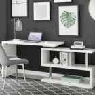 Furniture Box Corsano Rotating Computer Desk White