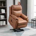 Portland Brown Power Lift Chair Electric Recliner