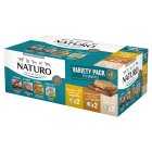 Naturo Adult Dog Food with Rice Variety Pack, 6x400g