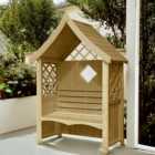 Shire Rose 2 Seater 7 x 4 x 2.1ft Pressure Treated Shiplap Arbour