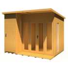 Shire Aster 10 x 8ft Double Door Contemporary Summerhouse