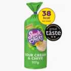 Snack A Jacks Jumbos Sour Cream & Chive Sharing Rice Cakes 117g
