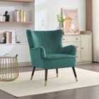 Artemis Home Madison Velvet Fabric Accent Chair - Green