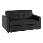 Seconique Astoria Sofa Bed - Black Pu