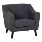 Seconique Ashley 1 Seater Sofa - Dark Grey