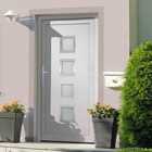 vidaXL Front Door White 88X200cm PVC