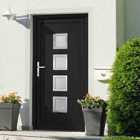 vidaXL Front Door Anthracite 108X208cm PVC