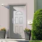 vidaXL Front Door White 98X198cm PVC