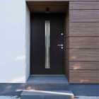 vidaXL Front Door Anthracite 100X200cm Aluminium