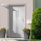 vidaXL Front Door White 98X190cm PVC