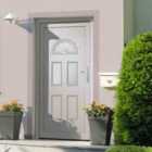 vidaXL Front Door White 88X200cm PVC