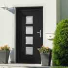 vidaXL Front Door Anthracite 98X208cm PVC