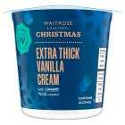 Waitrose Christmas Extra Thick Vanilla Cream with Luxardo Vanilla Liqueur, 250ml