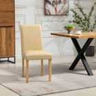 Artemis Home Maiolo Vegan Leather Dining Chairs - Set of 2 - Cream