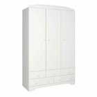 Nordic Wardrobe 3 Doors + 3+2 Drawers, White 050