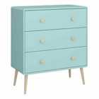 Gaia Chest Of Drawers 3, Cool Mint