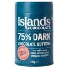 Islands Chocolate 75% Dark Chocolate Buttons 200g