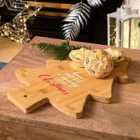 Home New Tree Shaped Bamboo Serving Board