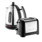Dualit Lite 1.5L Kettle With 2 Slice Toaster Black