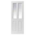 Jb Kind Doors Canterbury Grained 2 Light Etched Glazed 40 X 2040 X 726