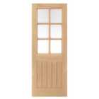 Jb Kind Doors Thames 6 Light - Unfinished U/F Glazed 40 X 2040 X 726