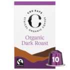 CRU Kafe Organic Fairtrade Dark Roast Pods 10s 10 per pack