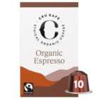 CRU Kafe Organic Fairtrade Espresso Pods 10s 10 per pack
