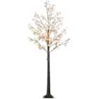 Artificial 6Ft Blossom Led Tree With Light For Indoor Outdoor Home Party