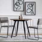 Gallery Direct Aston Round Dining Table Oak 900X900X750Mm